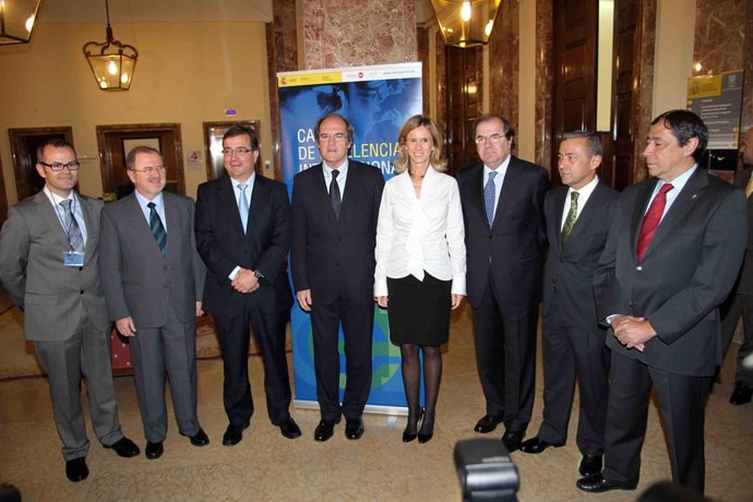 Garmendia y Gabilondo en la presentación de Campus de Excelencia Internacional (