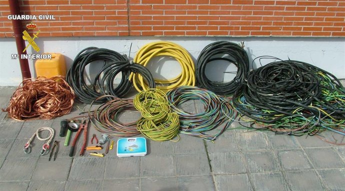 Imagen del cable recuperado