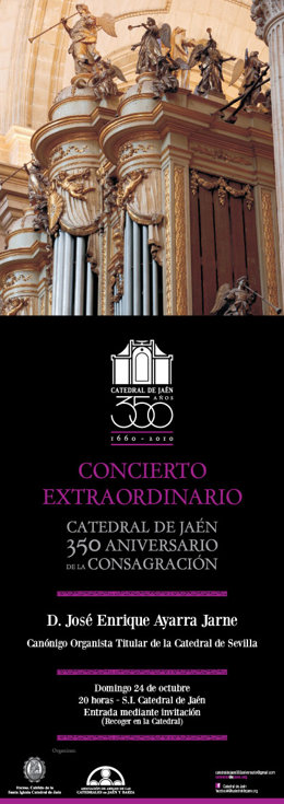 Cartel anunciador del programa de actos.