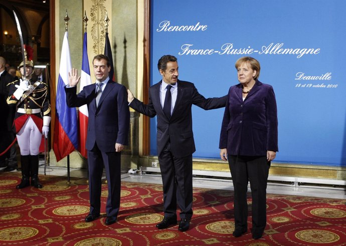 Cumbre franco-germano-rusa en París