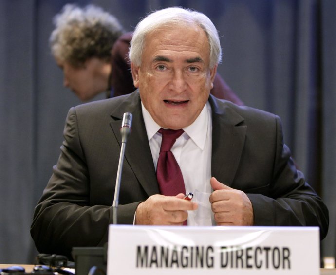 Director gerente del FMI, Dominique Strauss- Kahn