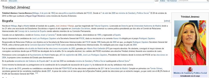 Trinidad Jimenez Wikipedia