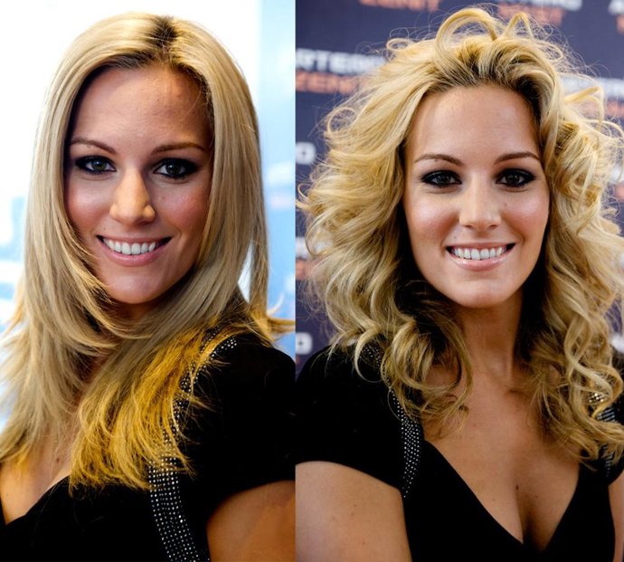 Edurne, nueva imagen de planchas de pelo 