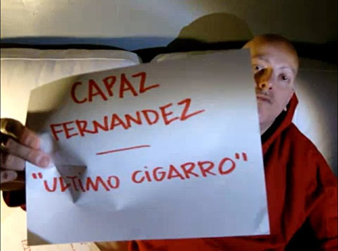 Captura del vídeo de Capaz anunciando nuevo disco