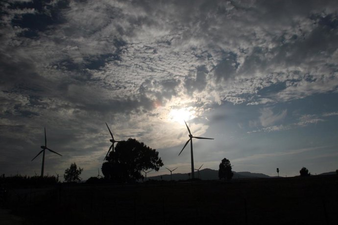 Molinos de energía eólica en Andalucía