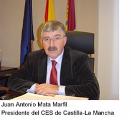 El presidente de CES, Juan Antonio Mata