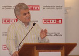 El secretario regional de CCOO, José Luis Gil
