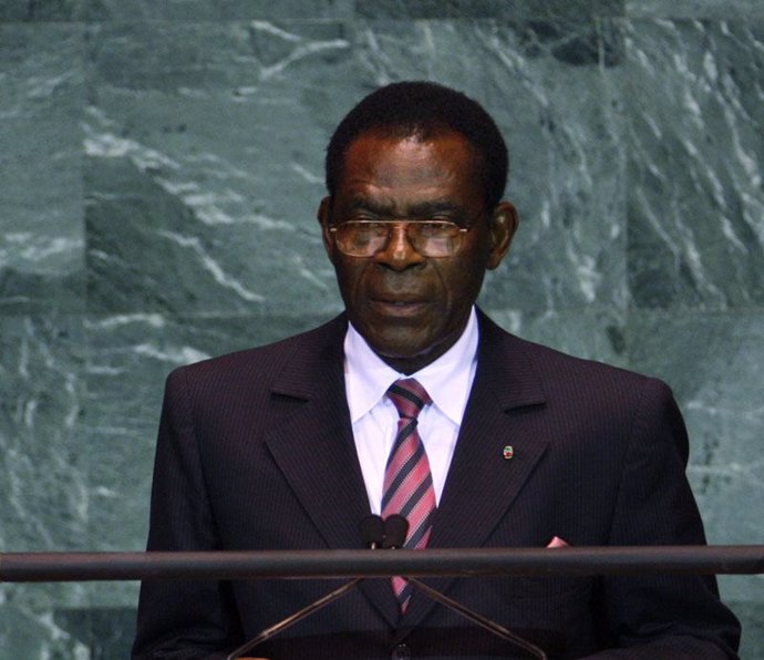 El presidente de Guinea Ecuatorial, Teodoro Obiang Nguema