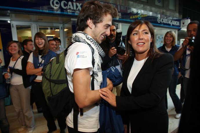 beatriz mato visita os stands da I Feira Galega de Voluntariadofotos: ana varela