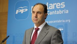 Ignacio Diego, en la rueda de prensa. 