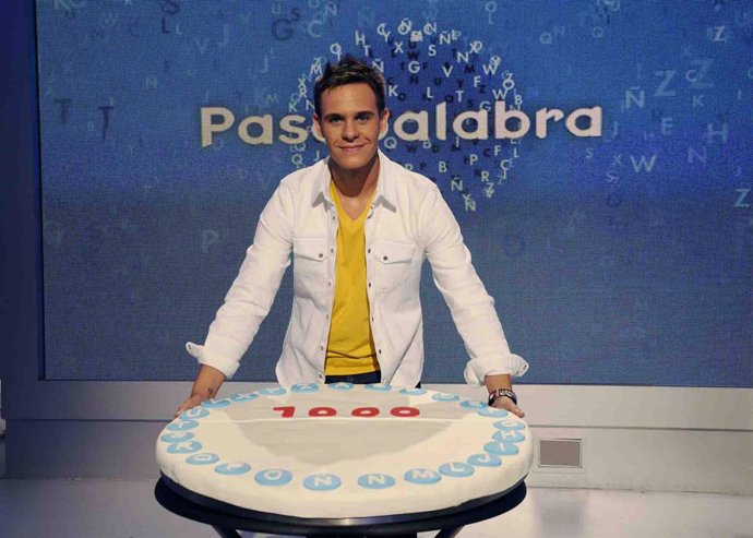 Posado de Cristian Gálvez, presentador de 'Pasapalabra'