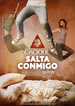 Cartel de 'Salta conmigo'