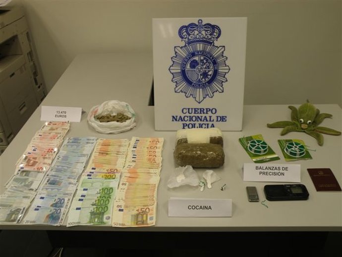 Imagen de la mercancía incautada