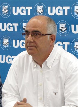 El secretario general de UGT de Navarra, Juan Goyen.
