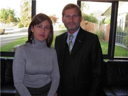 Pallero y el comisario de Política Regional