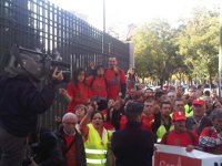 Centenares de vecinos de As Pontes y Cerceda reclaman en Madrid futuro para las térmicas y estabilidad en sus empleos