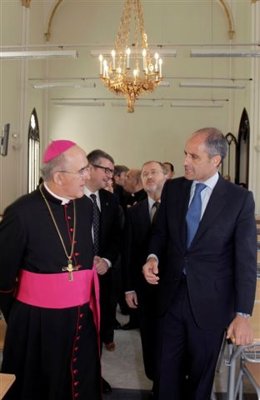 Osoro y Camps en la inauguración