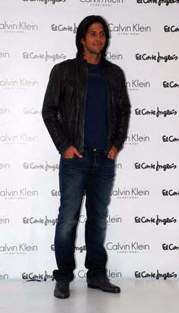 Fernando Verdasco en la presentación de Calvin Klein