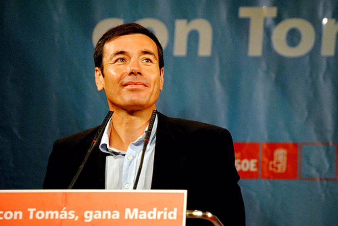 Tomás Gómez en un acto