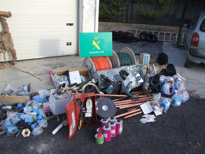 Nota De Prensa De La Guardia Civil. Robo De Cobre