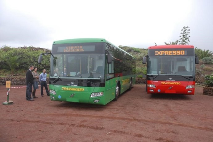 Las guaguas cubrirán dos líneas importantes de El Hierro