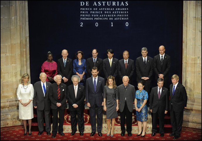 Los príncipes y los galardonados