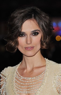 La actriz Keira Knightley en la premiére de su película 'Never Let Me Go' celebr