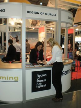 Imagen del stand murciano en Polonia