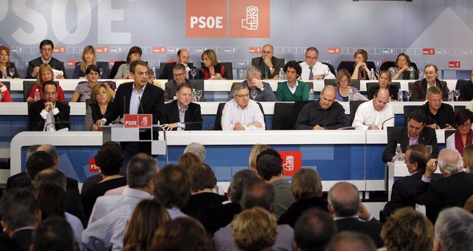 Zapatero, en su intervención en el Comité Federal del PSOE.