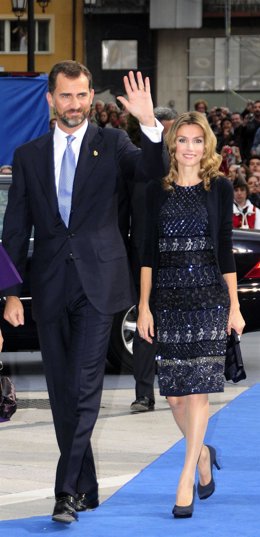 Príncipes de Asturias en la entrega de los premios Príncipes de Asturias 2009