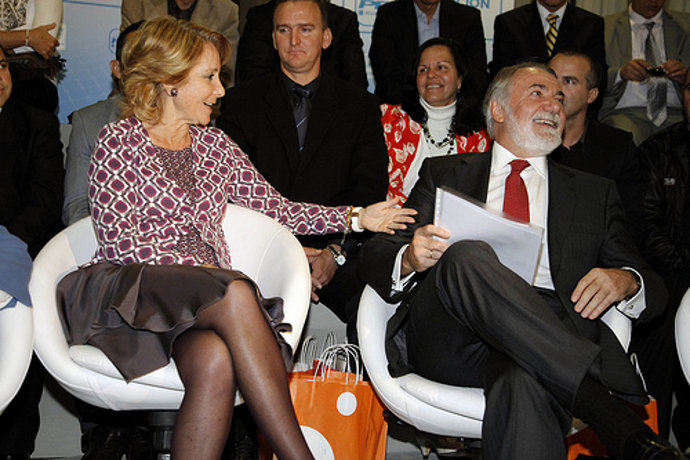 Aguirre en uno de losactos de la convención