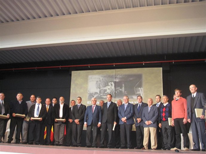 Acto del 50º aniversario de la cooperativa en Mallén