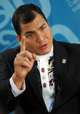 Presidente de Ecuador, Rafael Correa