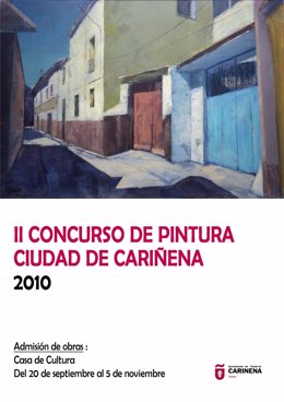 Cartel anunciador del concurso de pintura de Cariñena
