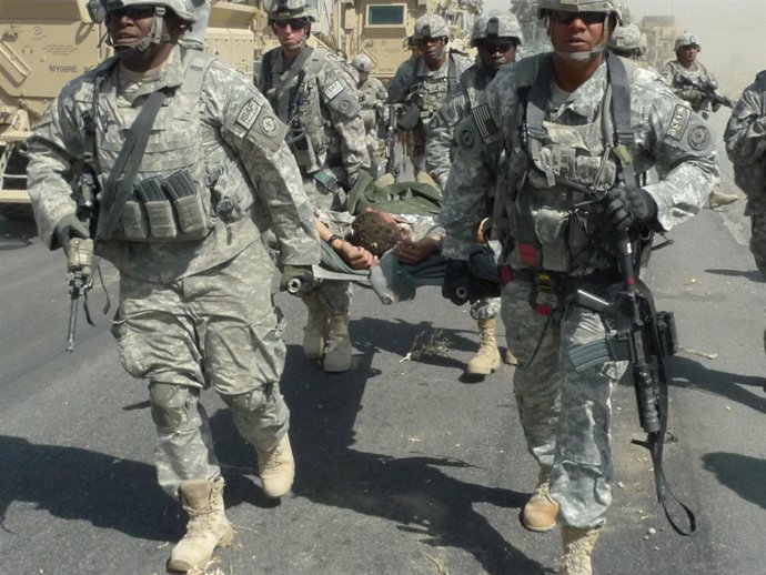 Soldado estadounidense herido en  Afganistán