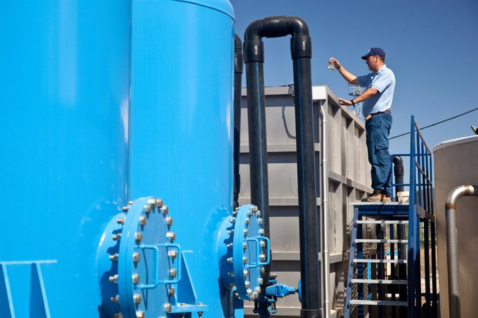 Trabajando en una industria