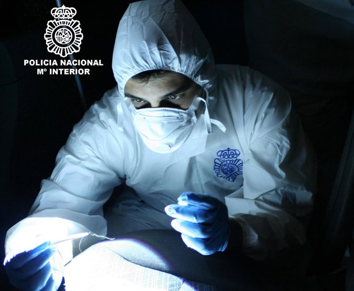 Policía muestra de ADN