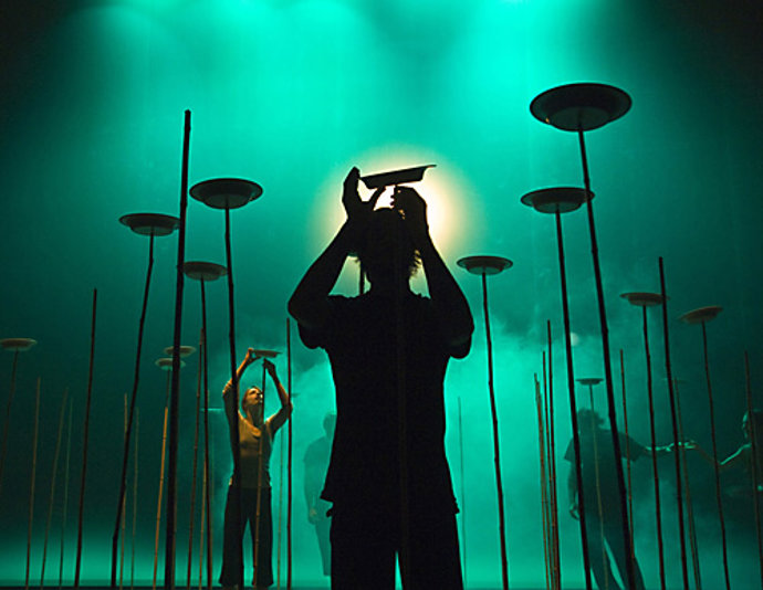 El espectáculo 'Nebbia', en el Baluarte.