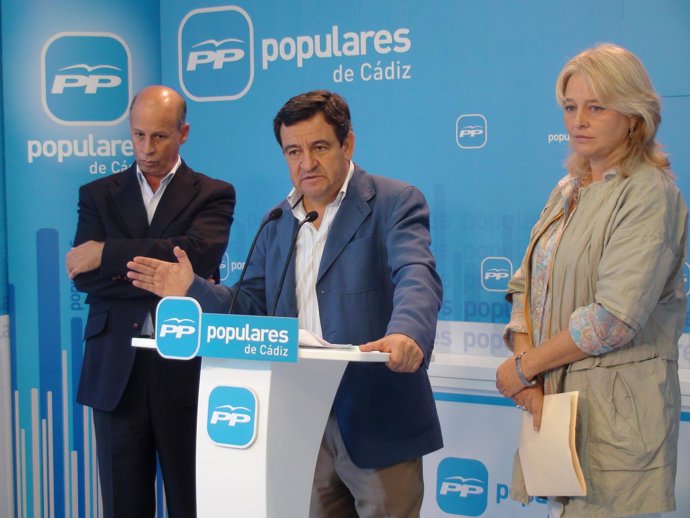 Foto RP Loaiza, Colombo Y Liaño (PP) Sentencia Diputación (25 10 10)