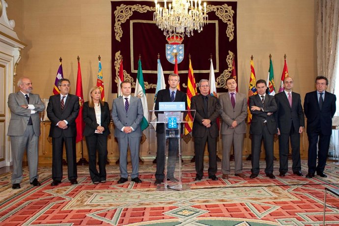 O conselleiro de Presidencia, Administracións Públicas e Xustiza, Alfonso Rueda,