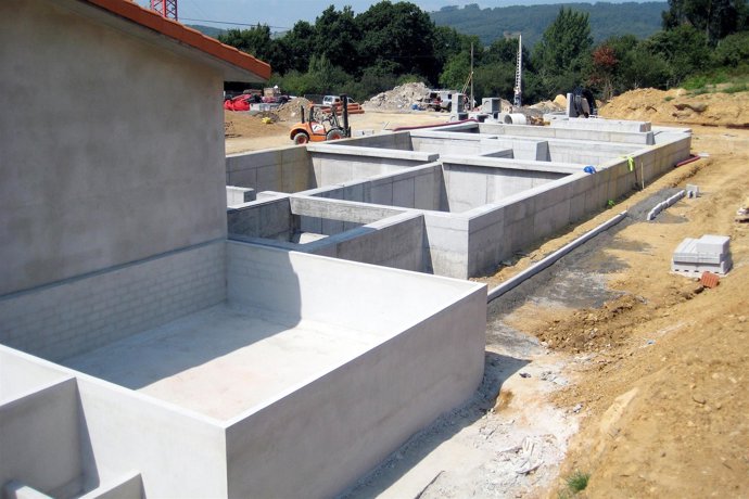 Obras de la depuradora de Liendo. 