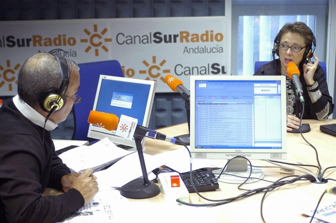 Carmen Martínez Aguayo, durante la entrevista en Canal Sur Radio
