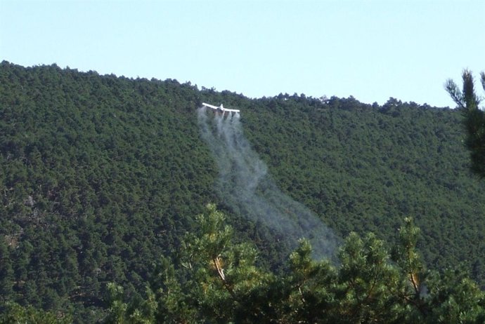 Una de la fumigaciones
