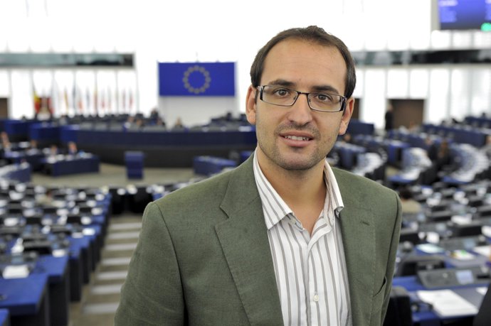 El eurodiputado y secretario de JJSS Sergio Gutiérrez