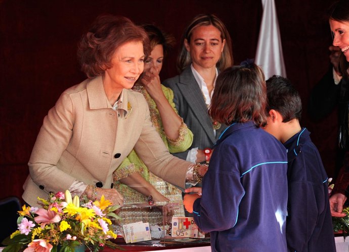 La Reina Doña Sofía en el día de la Cruz Roja
