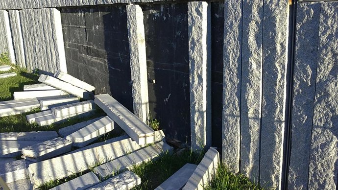 Estado de un tramo de Madrid Río