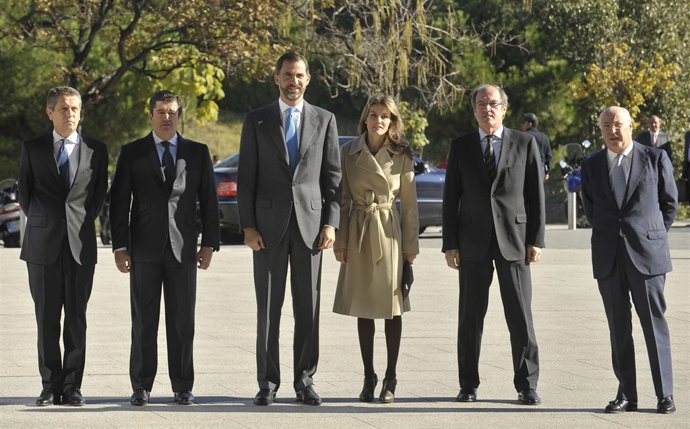 Los Príncipes, en la sede de Endesa