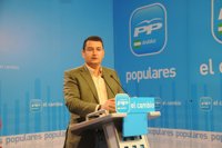 PP-A advierte a Velasco de que en el PSOE-A encontrará el origen de sus "problemas" y que "no mire fuera"