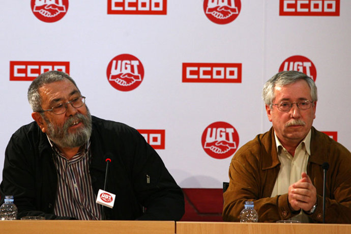 Toxo y Méndez confirman que la huelga general será el 29 de septiembre
