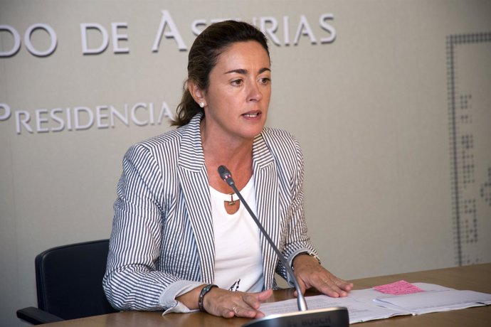 La Consejera de Administraciones públicas y portavoz del Gobierno del Principado